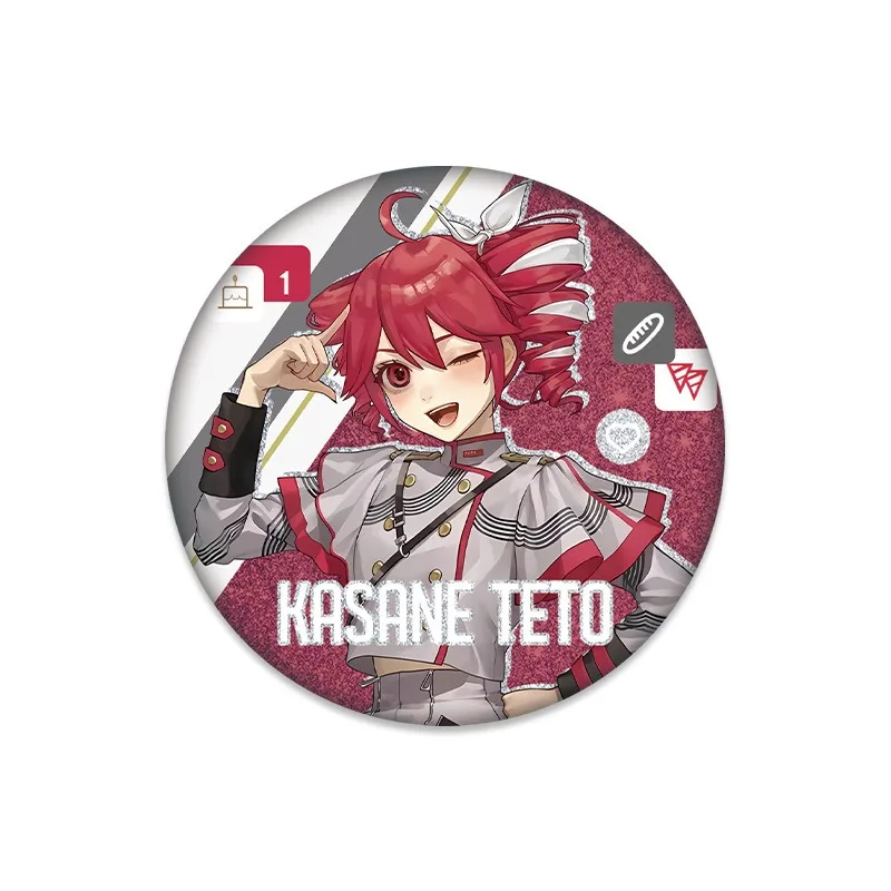 Аниме Kasane Teto, акриловая подставка для косплея, брелок, значок, прозрачная милая открытка, подарки на день рождения, декор для стола, булавка для рюкзака, брошь на пуговицах (art.: 3920d0448713a) - 3920d0448713a