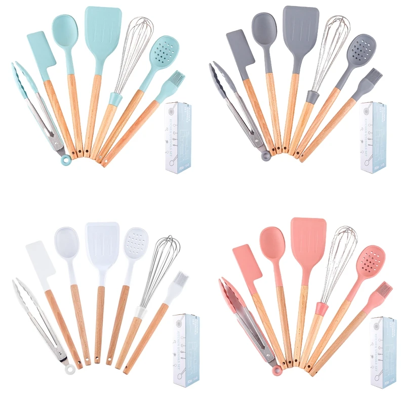 

K3NA Nordic Kitchen Supply 7 шт./компл. износостойкий подвешиваемый кухонный набор посуды с антипригарным покрытием материал для пищевых продуктов