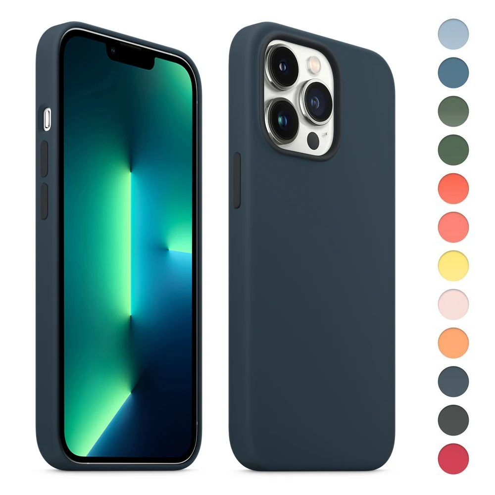 

Original Silicone Case with Magnetic Animation - Abyss Blue for Apple iPhone 13 Pro | 13 Pro Max | 13 Mini Cover