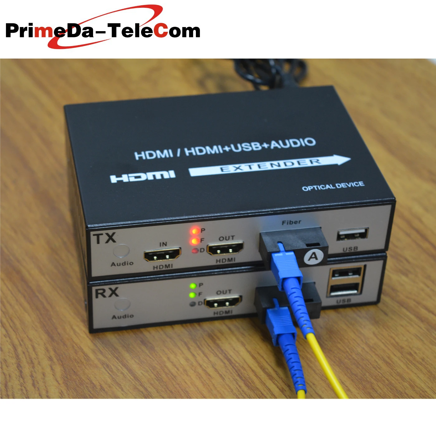 Оптоволоконный преобразователь HDMI-с USB KVM Loop out 3,5 мм аудио, 1080p HDMI через волоконный удлинитель, одномодовый до 20 км, пара