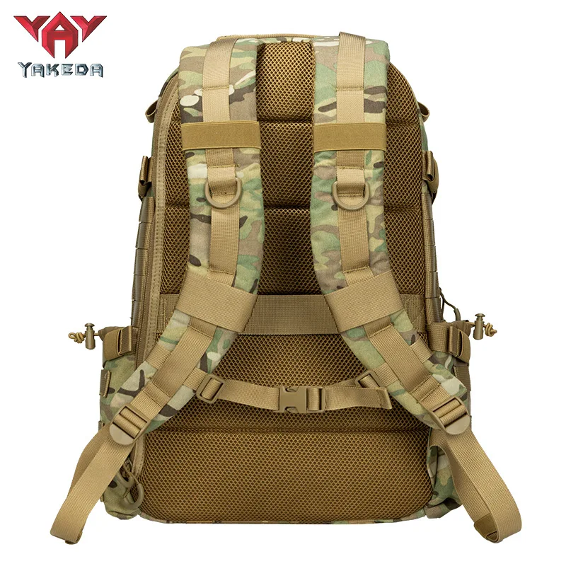 Фото Тактический рюкзак YAKEDA Military Fan 500D, износостойкий, мужской, для походов и альпинизма, с системой Molle, для активного отдыха и тренировок, снаряжение для CS №2