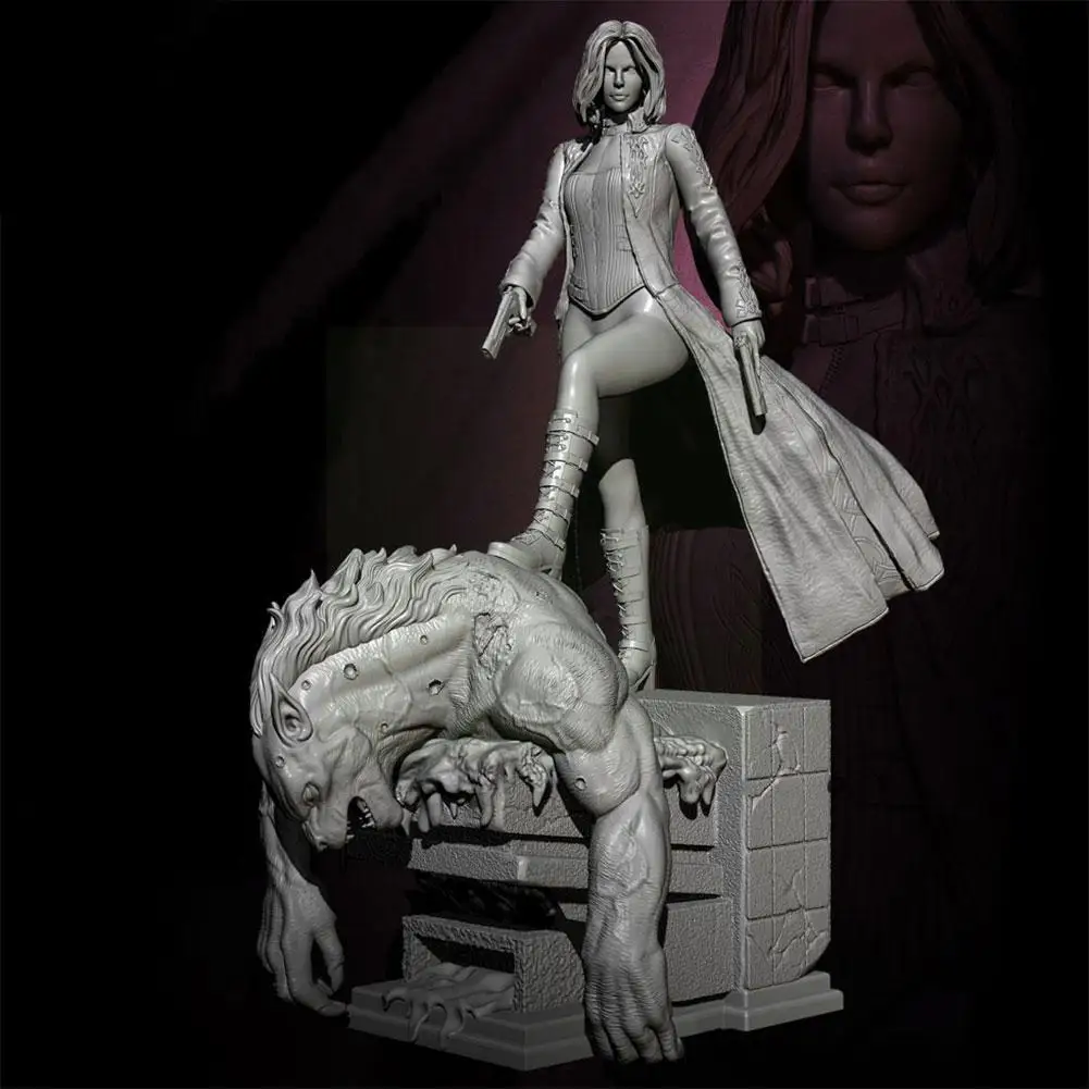 

76mm 1/24 Resin Model Kit Humanoid Beauty Colorless Self-Assembly Promotion Decoration Home Big New Product Ornament Wholes W2B9