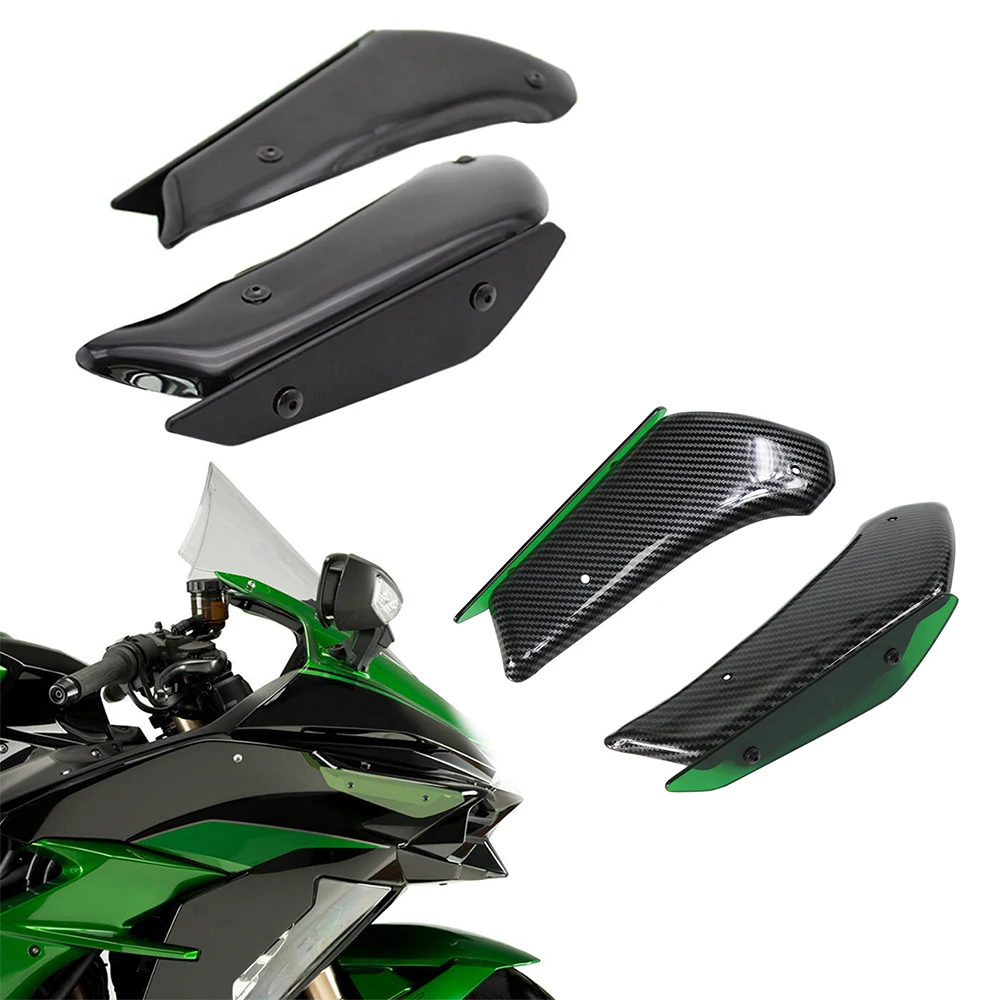 

For BMW S1000RR 2010-2018 HP4 Fairing Front Aerodynamic Winglet Carbon Fiber Wing Kit Fixed Windshield Fairing Winglets S 1000RR