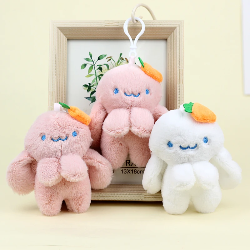

30pcs/lot Wholesale Cute Small Octopus Plush Toy Prize Claw Doll Keychain Handbag Pendant Rabbit Stuffed Plushie Gift Pta181