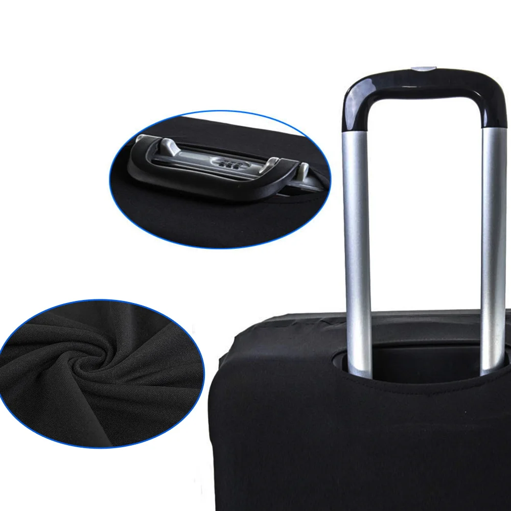 Защита багажа Luggage Protector Trolley Cover Dust Travel Accessories для чемоданов от 18 до 30 дюймов, эластичная ткань с ярким принтом собак.