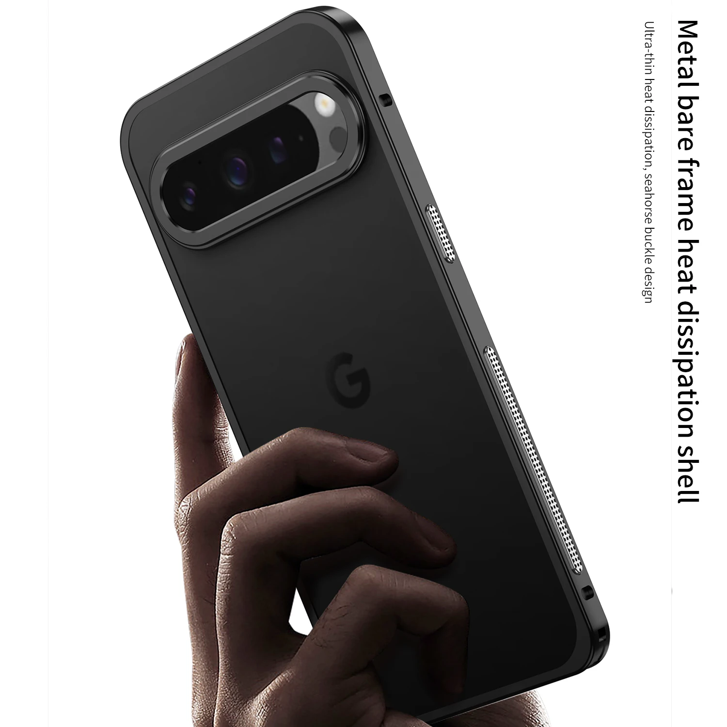 Фото Для Google Pixel 8 9 10 Pro XL 7pro Авиационная рамка из алюминиевого сплава, бампер, чехол для телефона, металлический объектив, рассеивание тепла, противоударный чехол №5