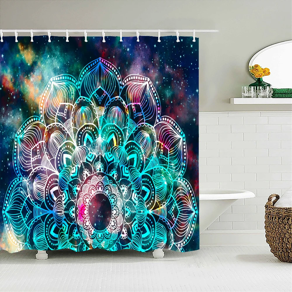 

Занавеска для душа из полиэстера, с геометрическим рисунком