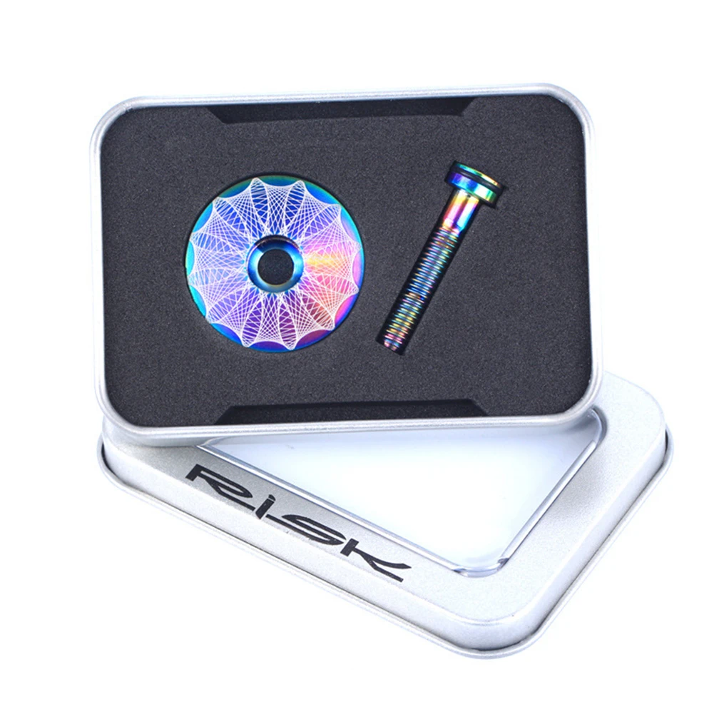 

Stem Cover Fork Cover 31*1mm Cap Cover Colorful Spare Parts Titanium Alloy Cycling Outdoor Sports High Quality