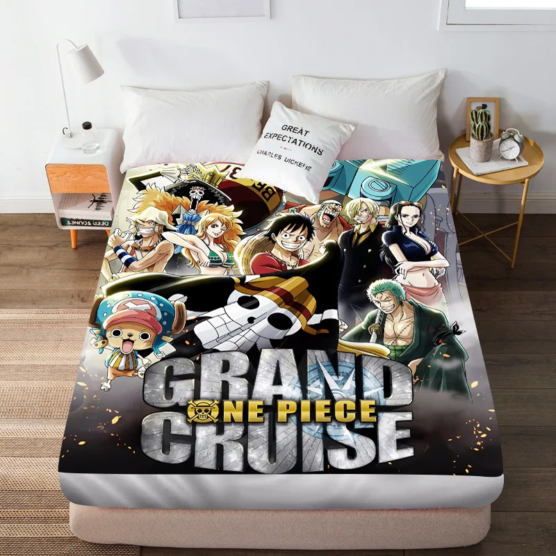 Фото 3D-простыня Hot Nika Luffys Gear 5 с принтом аниме One Piece, детская эластичная простыня с наволочкой №4