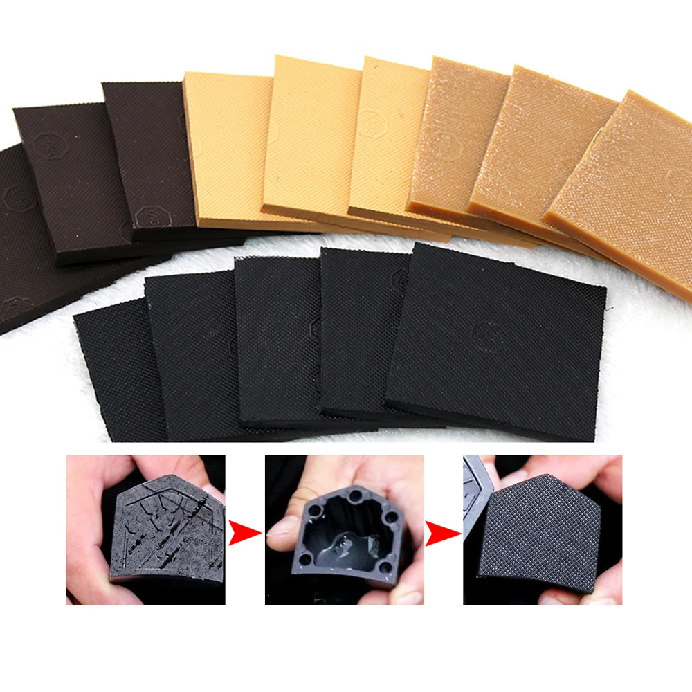 Anti-Slip Rubber Shoe Sole Protector for Sandals High Heels Outsole Patch Replacement Soles for Leather Shoes Repair Material