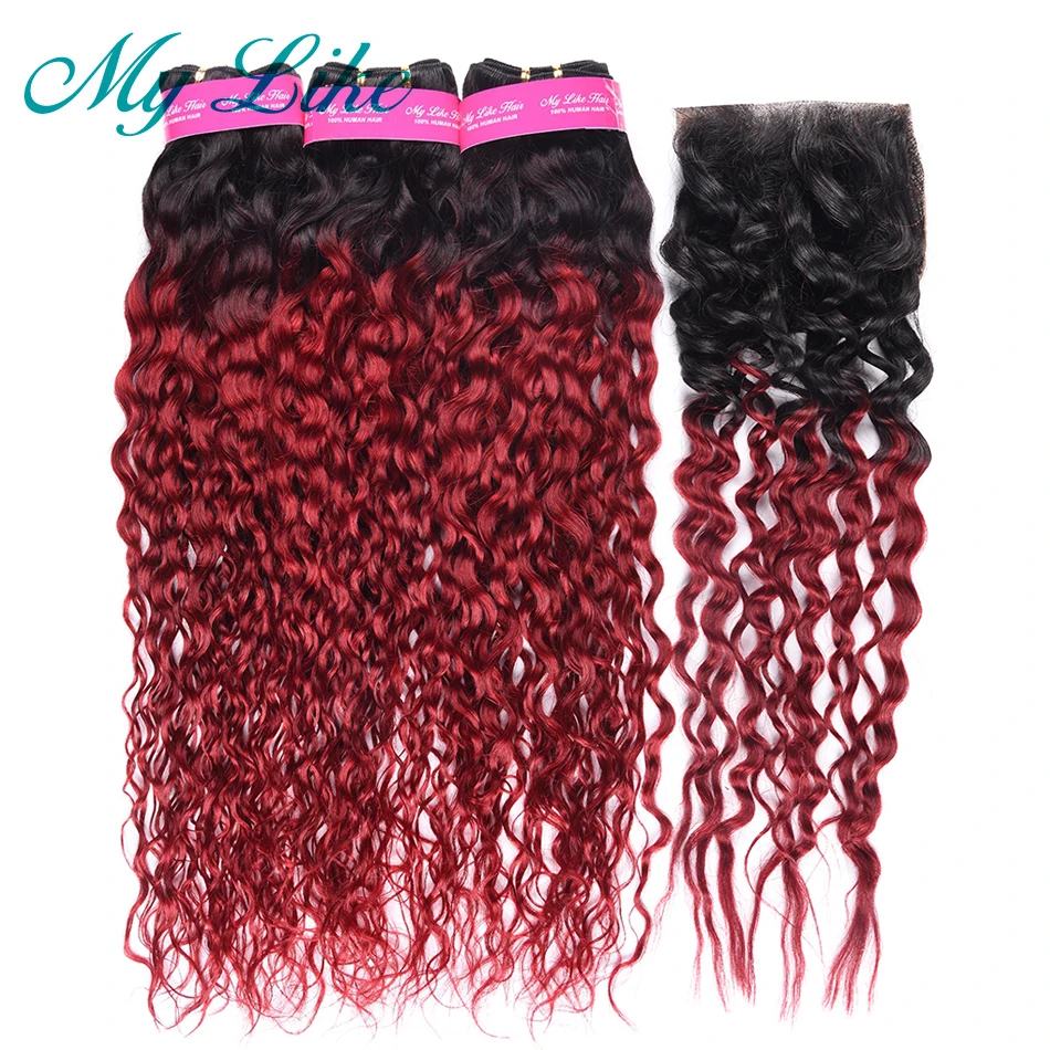 

Перуанские волнистые пучки с застежкой рандопряди с застежкой 1b бордовые перуанские волосы 3 пряди застежкой