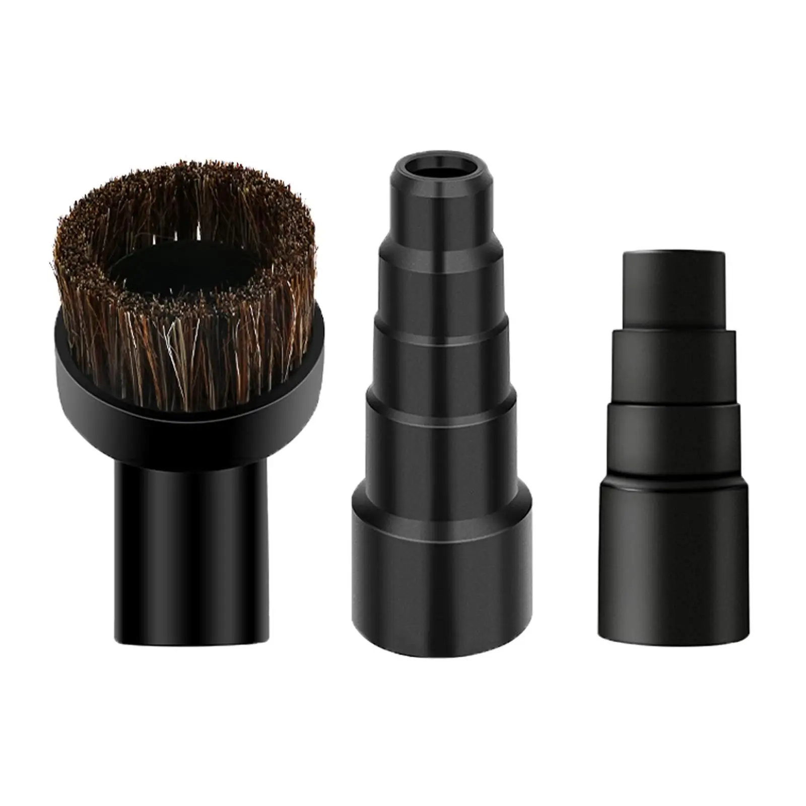 

3 Pieces Replacement Vacuum Hose Adapter Brush Set for Common Models 50/42/34/30/23mm 42/34/30/25mm Accessories Parts