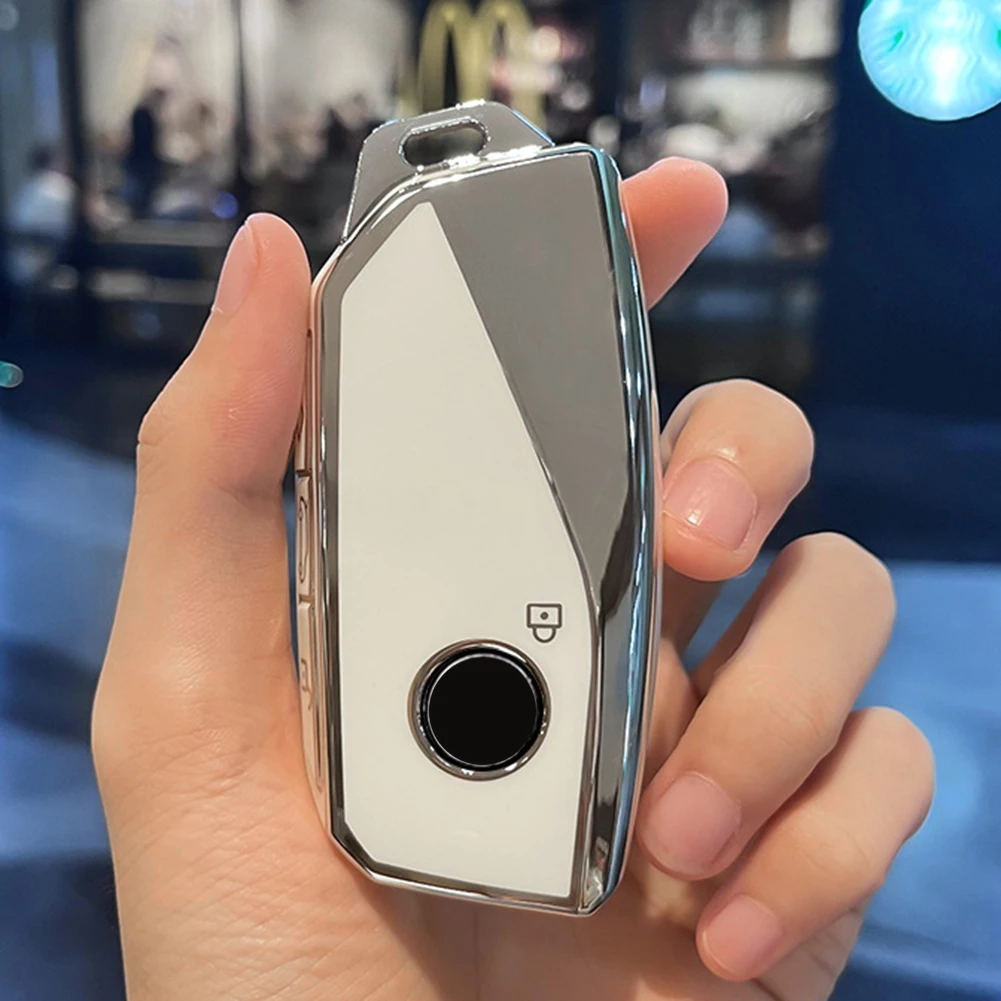 Фото НОВЫЙ чехол для автомобильного ключа из ТПУ, брелок с 3 кнопками, чехол для ключа автомобиля BMW I7 для X7 G07 LCI IX I20 для X1 U11 7 серии, аксессуары №2