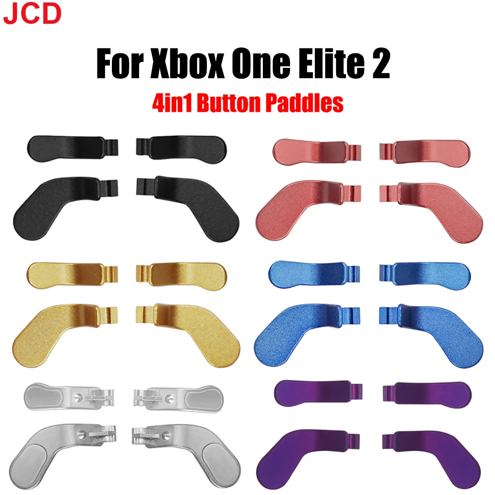 

JCD 4in1 Controller Trigger Button Metal Paddles For Xbox One Elite Series 2 Gamepad Parts for Xbox One Elite 2 Accessories