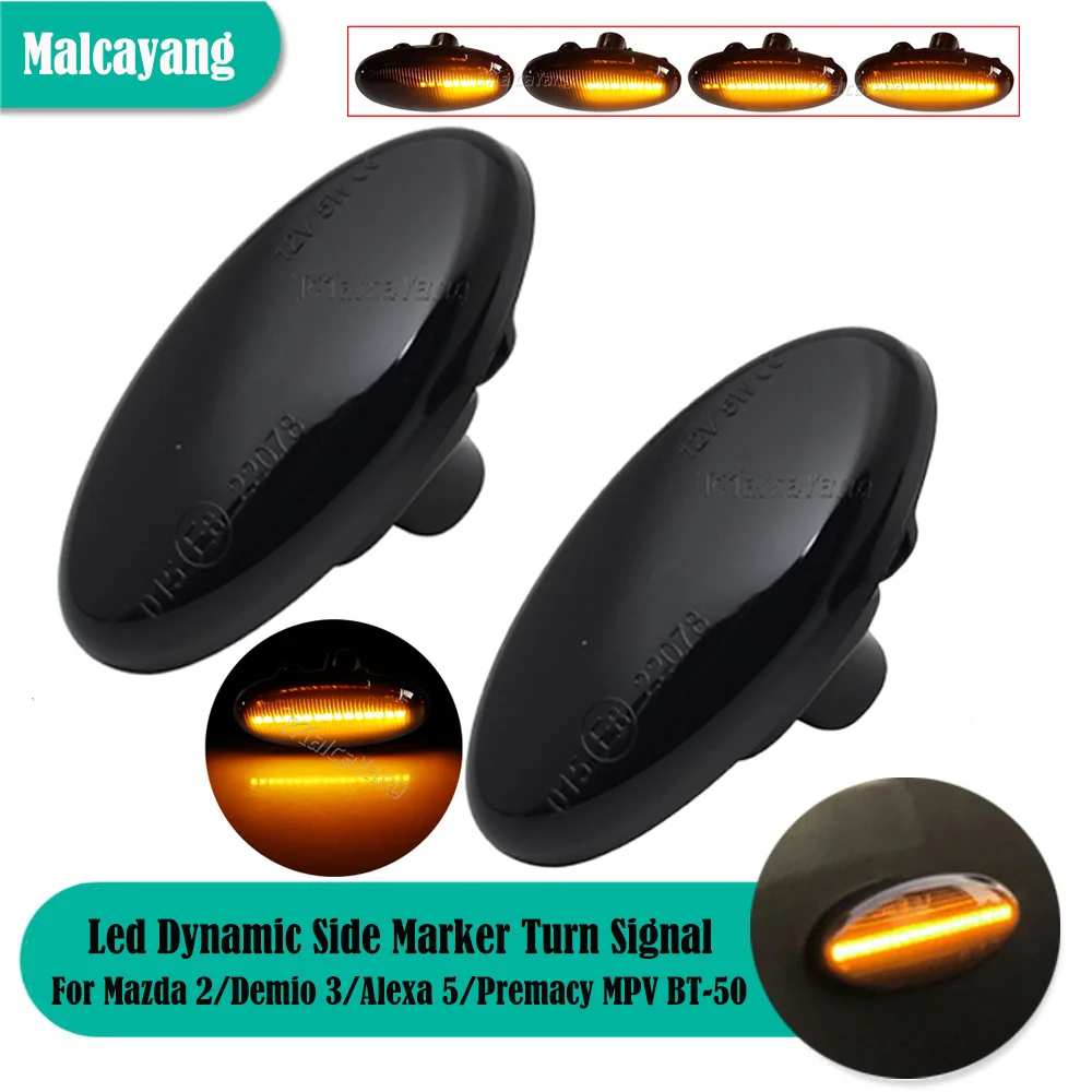 

Car Styling For Mazda 2/Demio 3/Alexa 5/Premacy MPV BT-50 2006-2011 Dynamic Turn Signal Light Sequential Blinker Indicator
