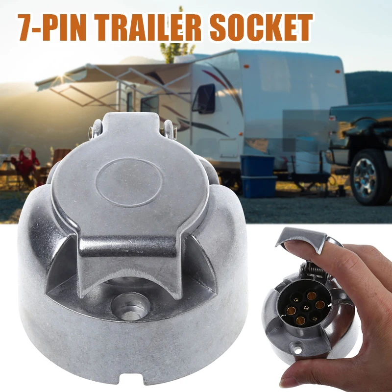 

Новый 7-контактный прицеп из алюминиевого сплава 12 В, проводка для автомобильного прицепа, прочный водонепроницаемый прицеп, надежное соединение