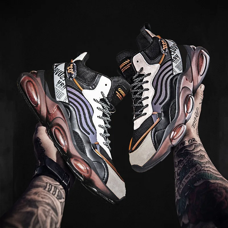 Spring Men's Shoes 2022 Air Cushion Shoes for Men Breathable Mesh Running Shoes Youth Sports Casual Shoes Man Limited Edition