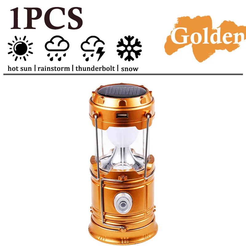 

Ultra Bright 3 In 1 Solar Led Camping Light Outdoor Portable Lanterns Hanging Tent Lamp Rechargeable Emergency Flashlights Torch