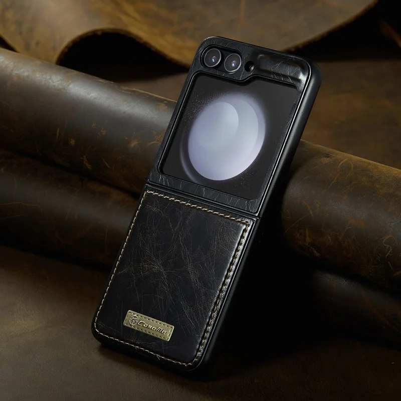 

Luxury Glossy Leather Shockproof Folding Hard Case For Samsung Galaxy Z Flip 5 4 Z Flip4 Flip5 5G Phone Cover Casing