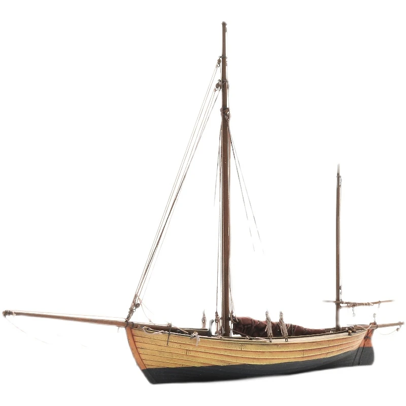 

1/87 Kit Sailboat Model DIY Hand Assembly Kit Boy Toys Gift Plastic Model Kits