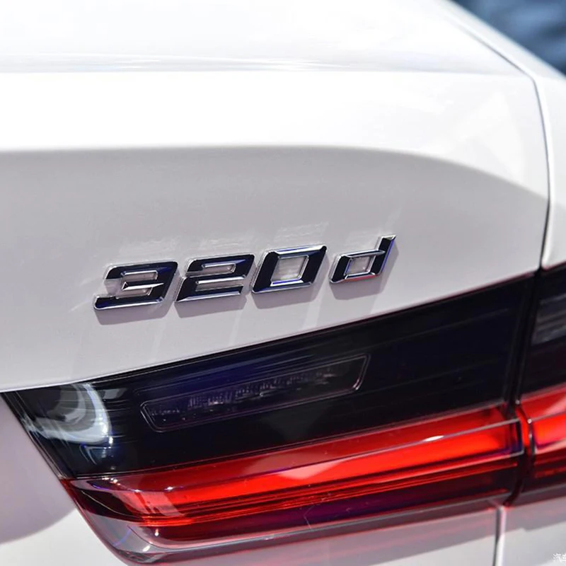 Автомобильные 3D ABS багажник письма логотип значок эмблема наклейки для BMW 3 серии