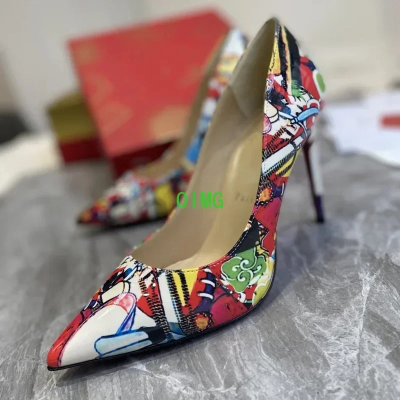 Женские туфли на высоком каблуке 0-12 см с кристаллами