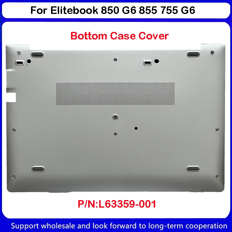 New For HP Elitebook 850 G6 855 755 G6 Bottom Base Cover Lower Case L63359-001