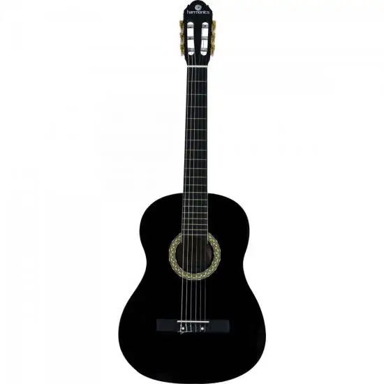 

HARMONICS Acoustic Classical Nylon GC-10BK Black Guitar