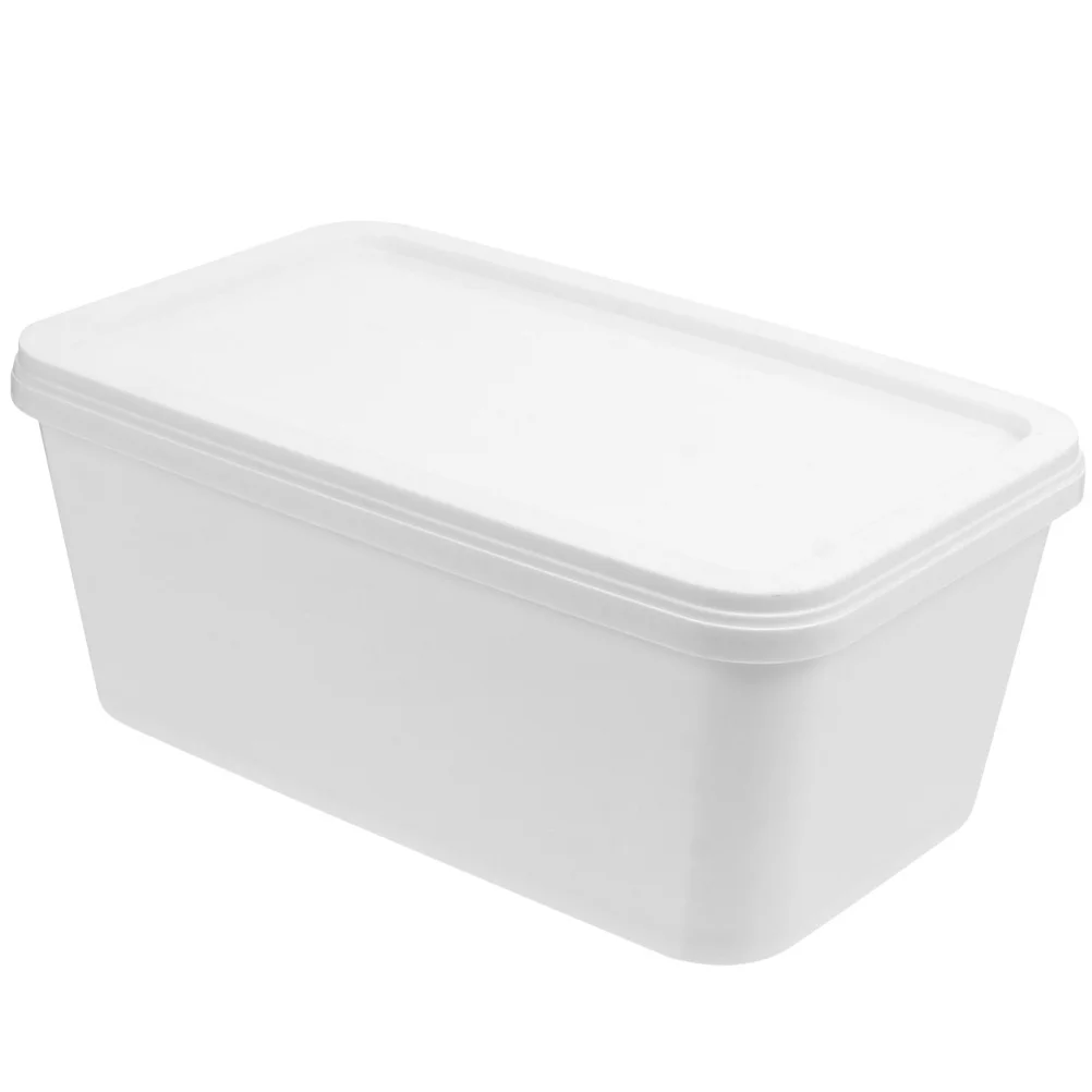 

Ice Cream Containers Storage Box Freezercontainer Tubreusable Tubs Lids Homemadedeli Holder Dessert Cups Clear Pails Transparent