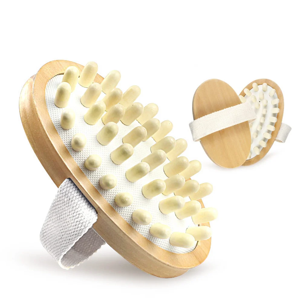 Скруббер для ванны массажер деревянное тело матовая ручная подушка щетка спа