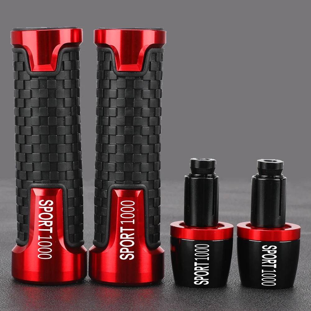 

For Ducati SPORT1000 SPORT 1000 2006-2009 2008 2007 Motorcycle 7/8" Accessories Handlebar Handle Bar Grips End Cap Plug Slider