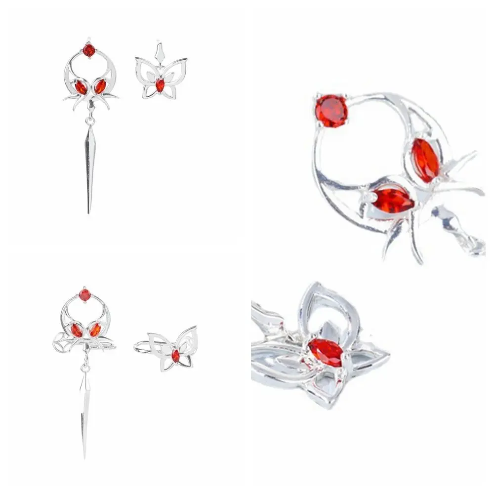 

Cosplay Earring Trendy Jewelry Set Anime Ear Clip Jewelry Ear Pendant Men