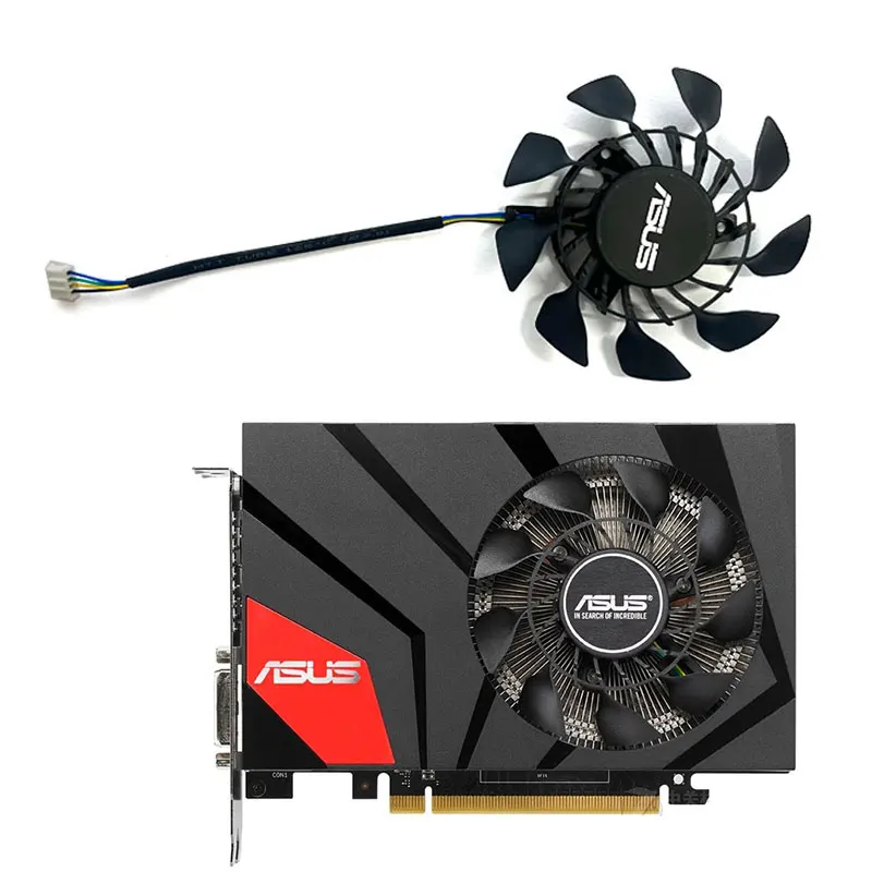 Новый вентилятор для видеокарты ASUS GeForce GTX970 960 670 760 75 мм