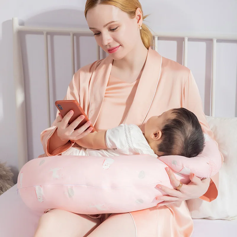 

Multifunction Nursing Pillow Baby Maternity Breastfeeding Pillow Adjustable Pregnant woman Waist Cushion Layered Washable Cover