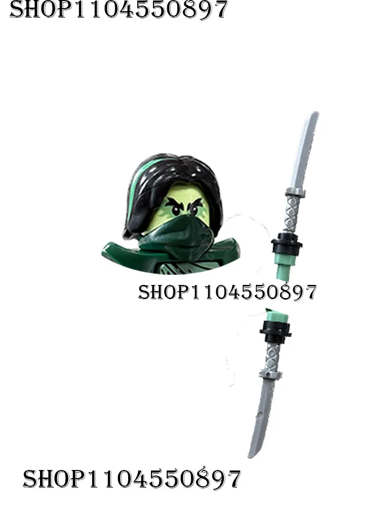 Фото Новая игрушка аниме мультфильм TVBricksDollsNinja Lloyd Garmadon KaiZane jay 95%Building Blocks AssemblingToysModelkids Gifts №3