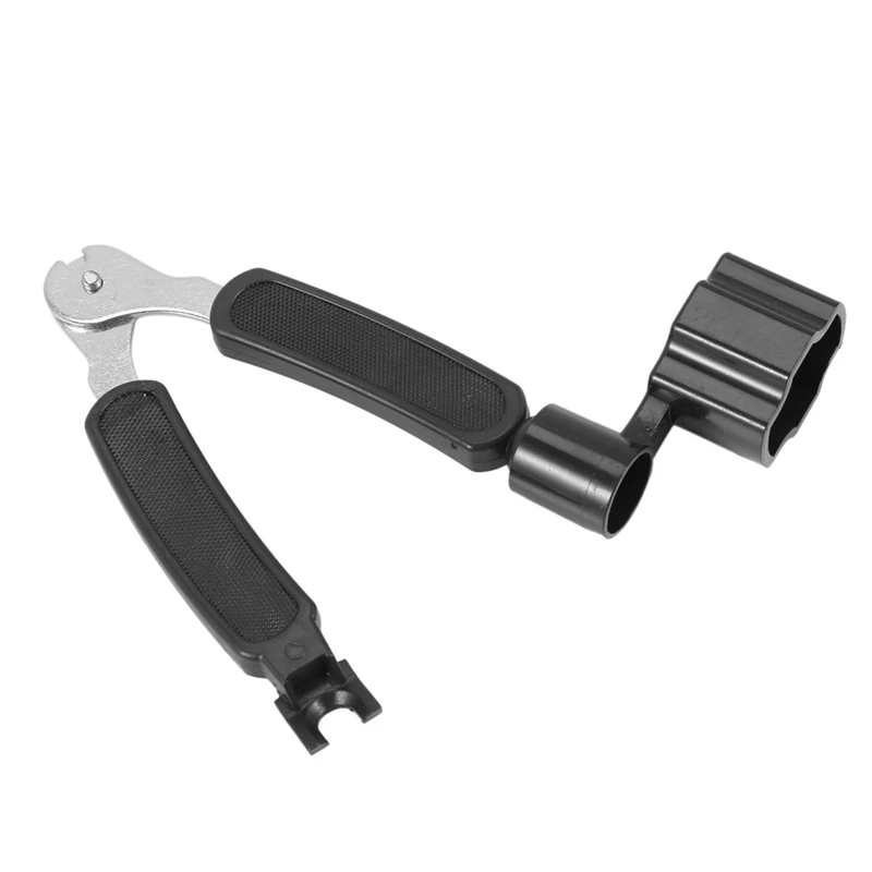 

5X Black 3 In 1 Multifunction Guitar String Winder String Cutter Pin Puller