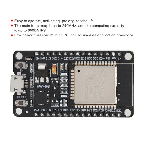 ESP32 макетная плата Bluetooth модуль беспроводного доступа Wi-Fi, ультра-низкая Мощность потребление двухъядерный для HW-463 ESP32 ESP-32 esp32