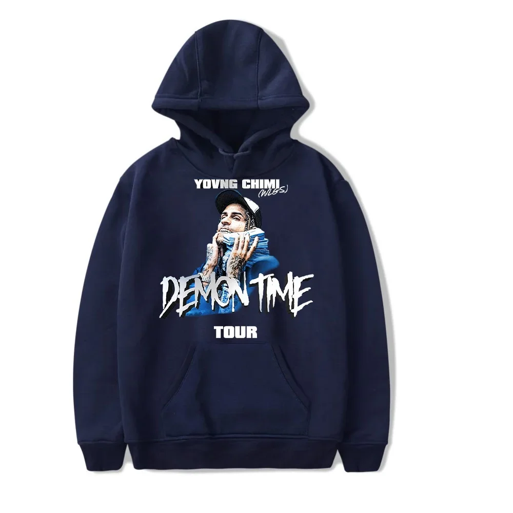 YovngChimi Demon Time Tour толстовка с капюшоном в стиле рэпера 2024, новая модная повседневная толстовка унисекс с длинными рукавами (art.: 3920d322e85fa) - 3920d322e85fa