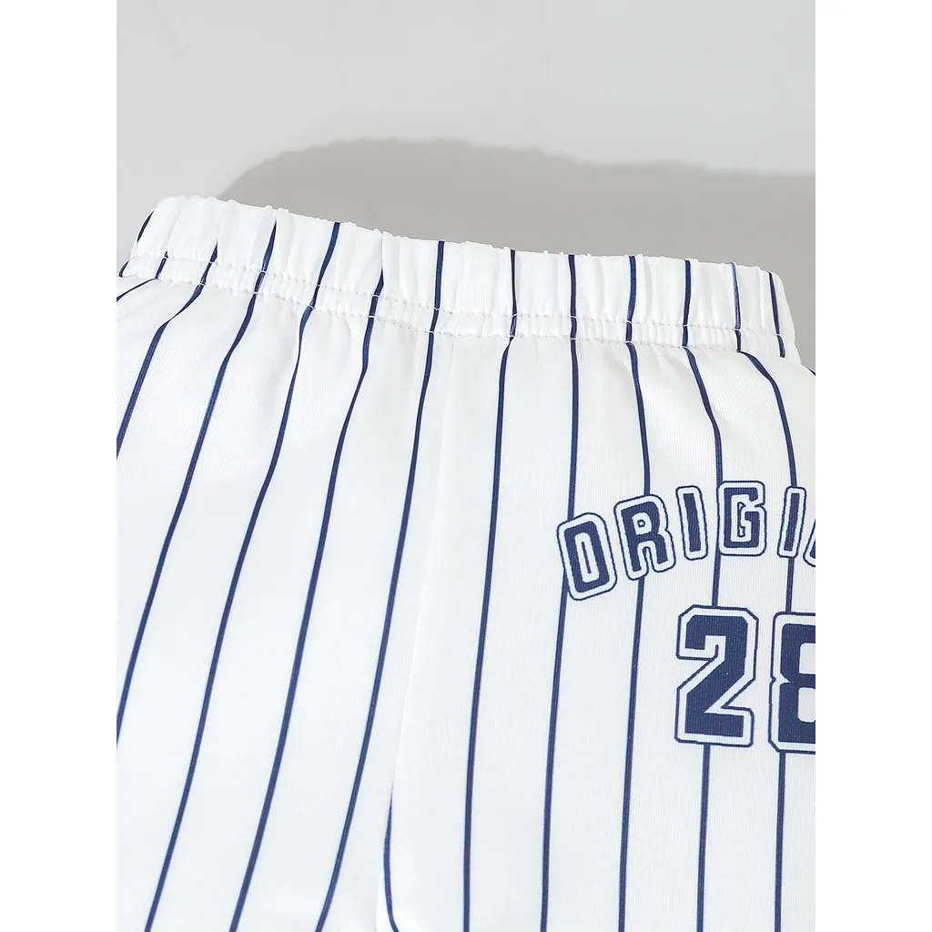 Комплект Одежды Для Маленьких Мальчиков 0–18 Месяцев — Бейсбольный Комбинезон В