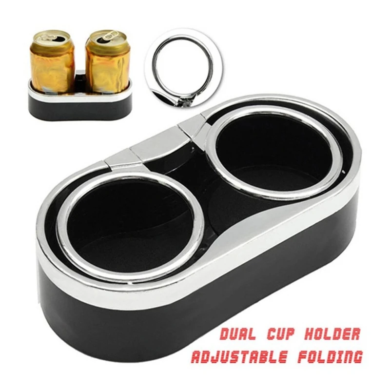 

Cup Holder Stand Car Truck Mount Dual Hole Drink Bottle Water Beverage Holder Drop Shipping