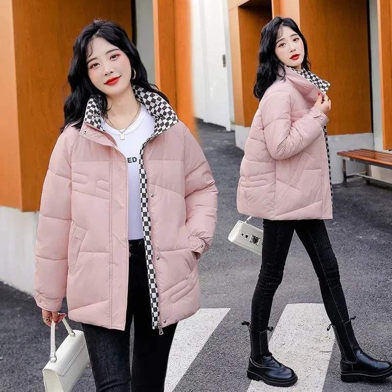 Women In Cotton Clothes New Korean Version Of  Loose  Warm Large Size Fashion Short Small Public Cotton-padded Jacket Jacket Lad images - 6