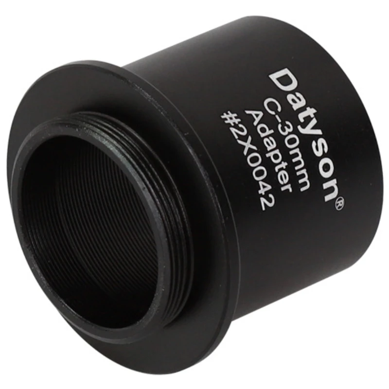 

Datyson Microscope Accessory C-port Thread to 30mm Interface Adapter 2X0042