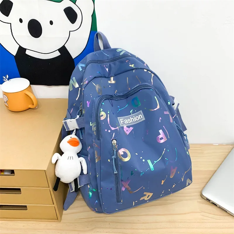 

Female Backpack Cute Pink College Students Backpack Laptop Backpack Girl Schoolbag Letter Mochilas Para Niñas рюкзак школьный