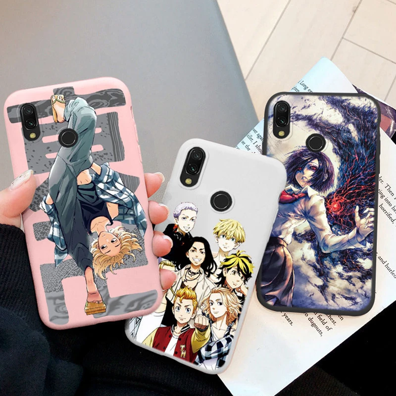 Чехол для Xiaomi Redmi Note 7 с изображением Мстителей Токио мягкий силиконовый чехол из