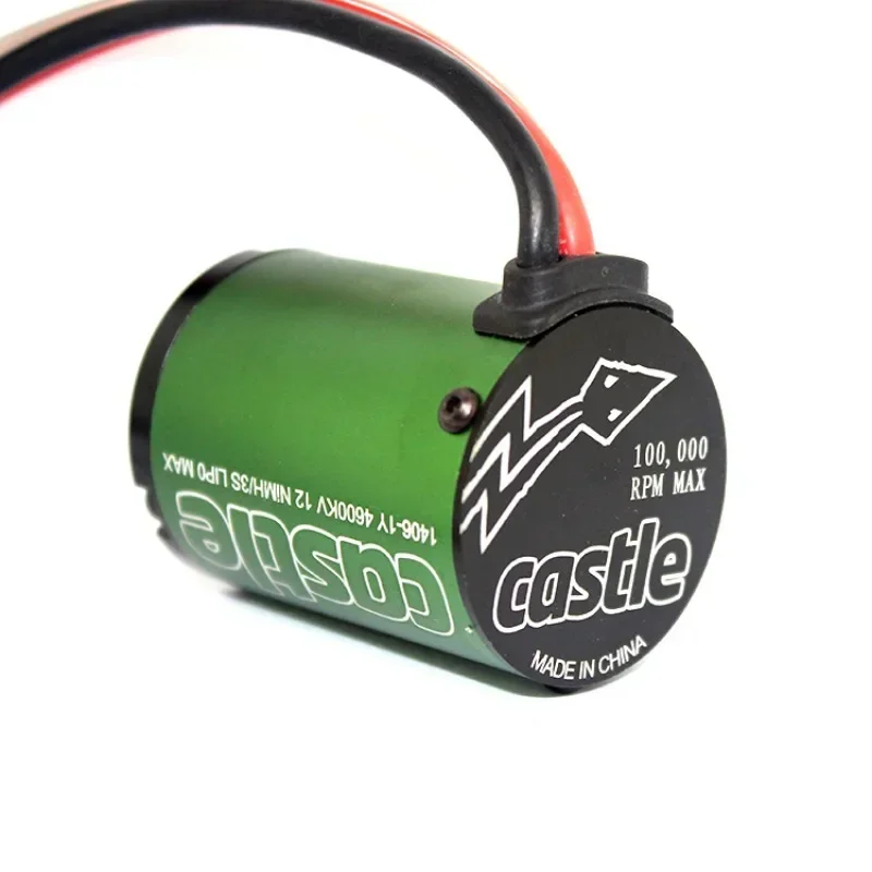 Castle Castor 1406 4600KV четырехполюсный бесщеточный двигатель 1/10 внедорожный автомобиль
