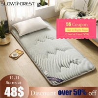 washed cotton mattress breathable padded foldable tatami bedroom furniture mat twin queen size mattress full size bed cushion