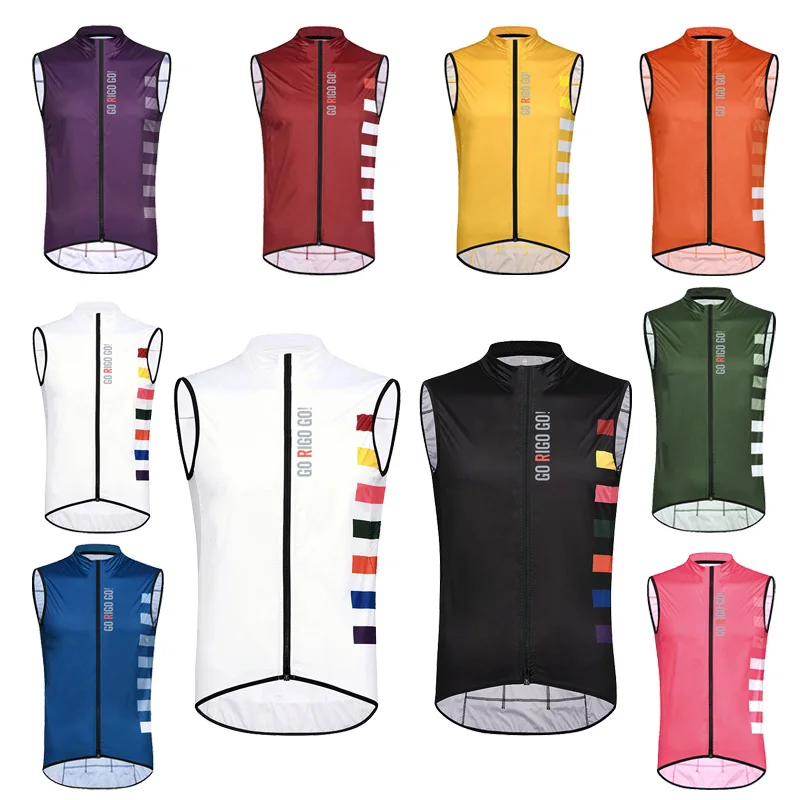 Go Rigo новый мужской велосипедный жилет MTB дорожный велосипед ветрозащитный без