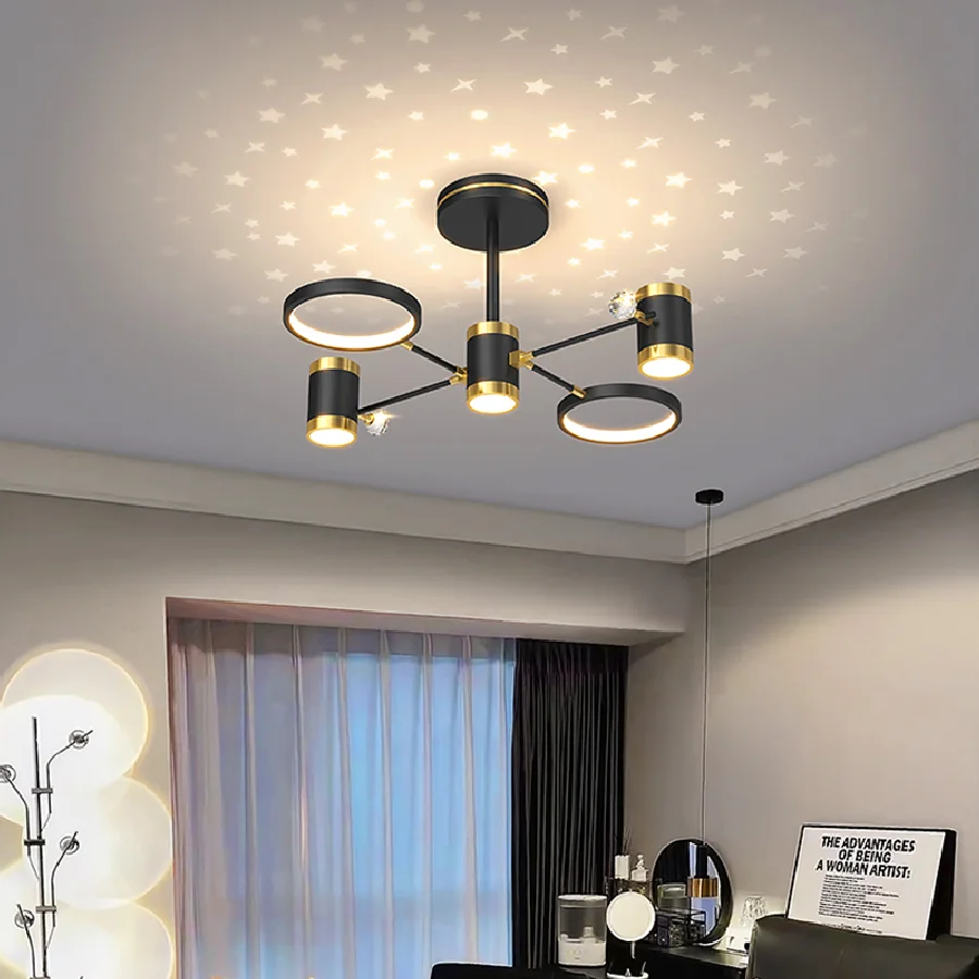 

Современные украшения для гостиной, декор для спальни, светодиодные лампы для комнаты, люстры, потолочные люстры