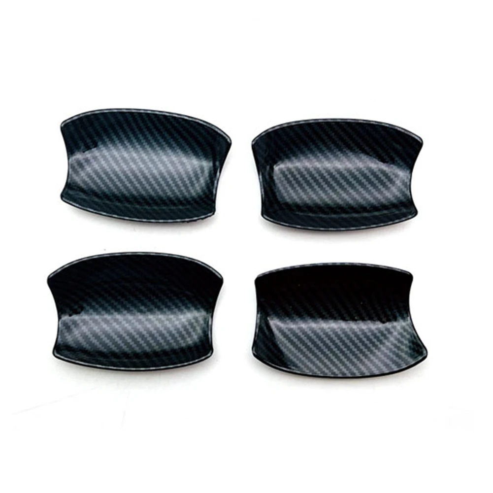 

Car Carbon Fiber External Door Handle Bowl Cup Cavity Trim Catch Molding Garnish for 2022