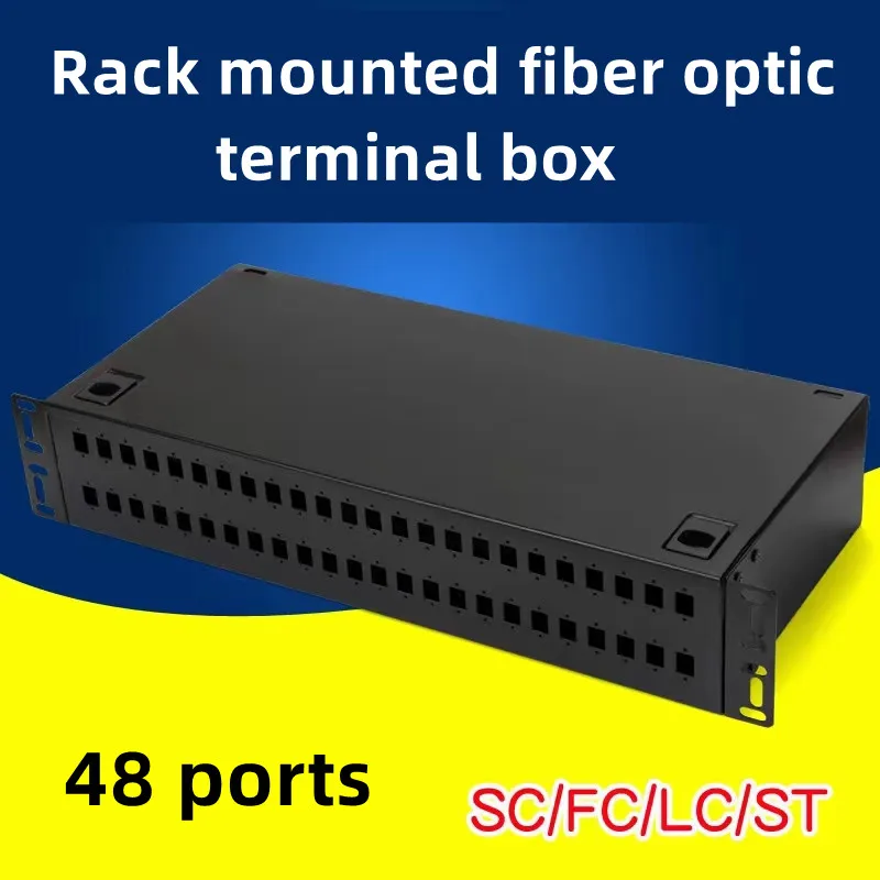 48-портовая клеммная коробка стойка для оптического волокна рамка распределения